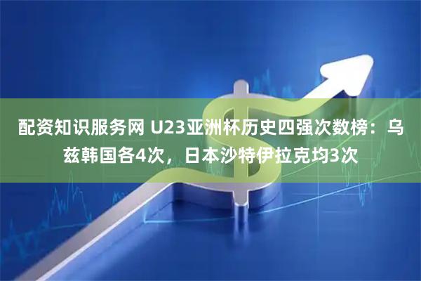 配资知识服务网 U23亚洲杯历史四强次数榜：乌兹韩国各4次，日本沙特伊拉克均3次